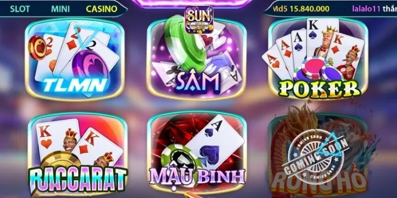 Sun52 4 Sân chơi đánh bài đổi thưởng xanh chín